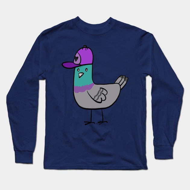 Trash Bird Long Sleeve T-Shirt by AmyMinori